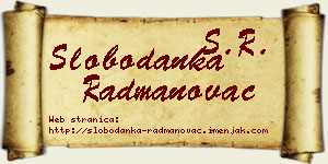 Slobodanka Radmanovac vizit kartica